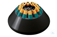 Açılı rotor 12 konumlu PA, manşonlarla birlikte, 6x15ml tüpler için 35° açı...