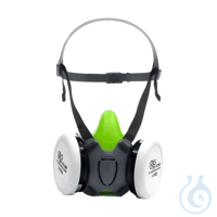 BLS yarım maske 4100, koruma seviyesi A2P2 NR, M/L boyutu