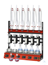 R106T-SK behrotest seri ısıtma ünitesi Twisselmann ekstraksiyon, 6 çalışma ünitesi w