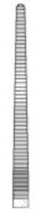 Arter forseps, Roch.-Pean, düz, 180mm